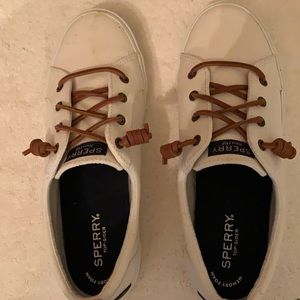 Sperry canvas shoes six 9. NWOB